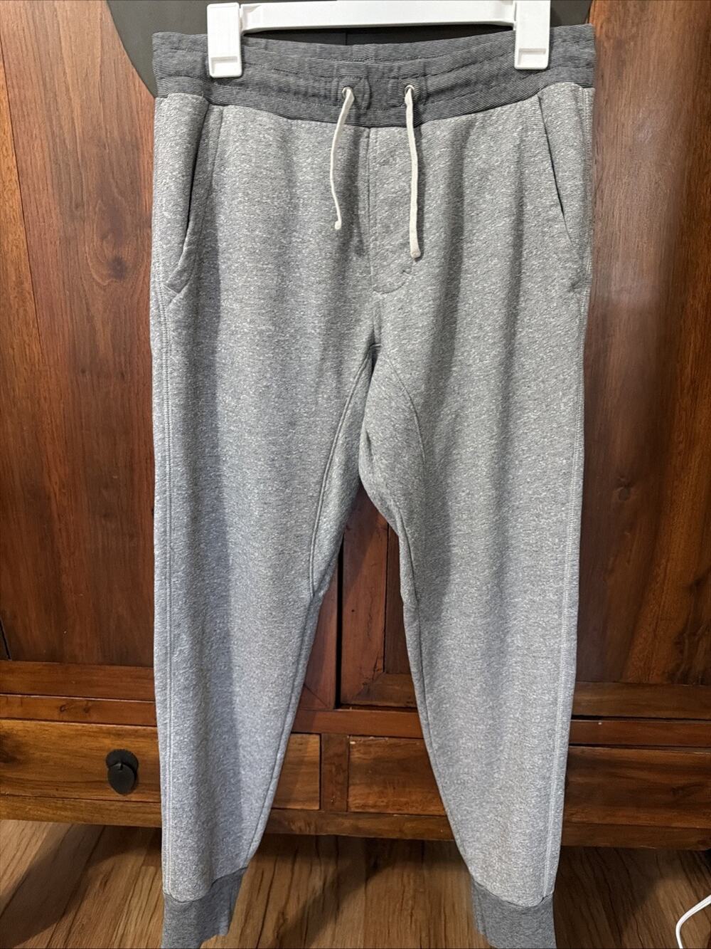 Outerknown Men's Sweatpants Grey Size M Drawstring Waist Band